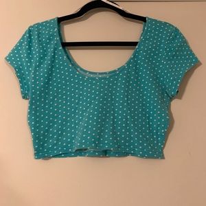 Mine Polka dot crop top size L